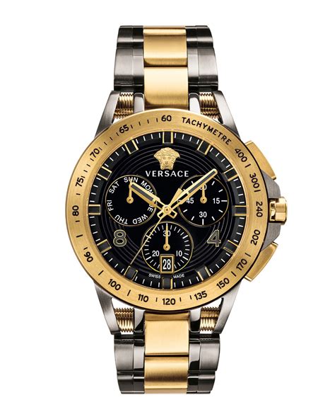 versace watch gold mens|Versace watch price.